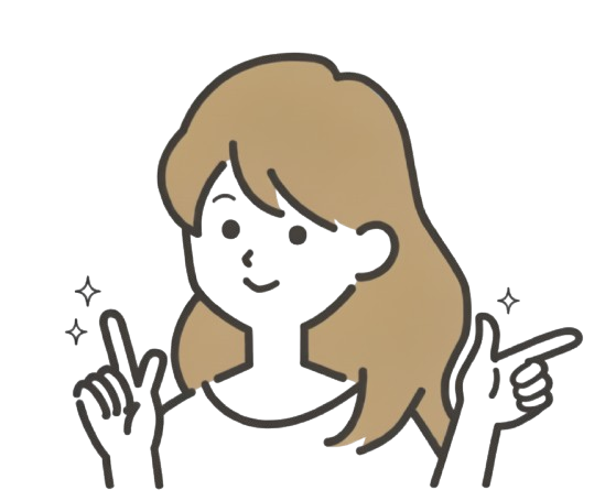 無料相談を案内する女性イラスト